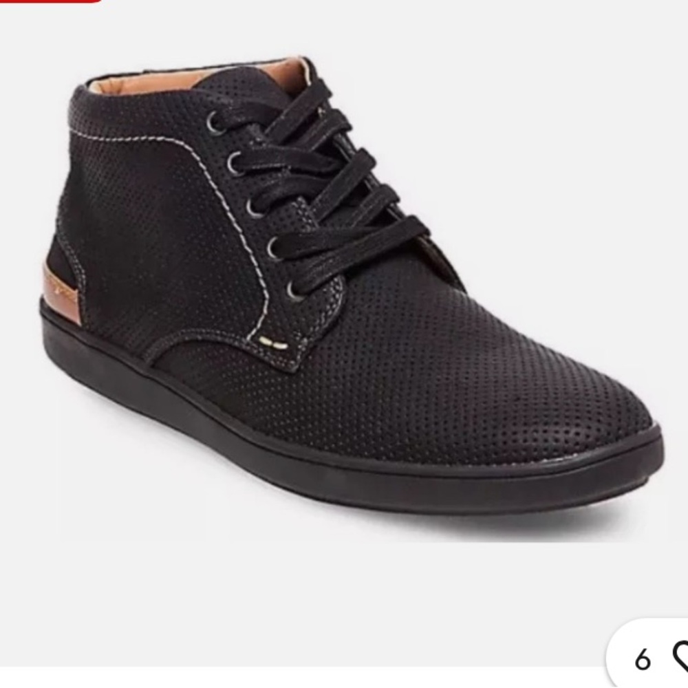 Steve Madden Black Sneakers with Textured Upper and Minimalist Design